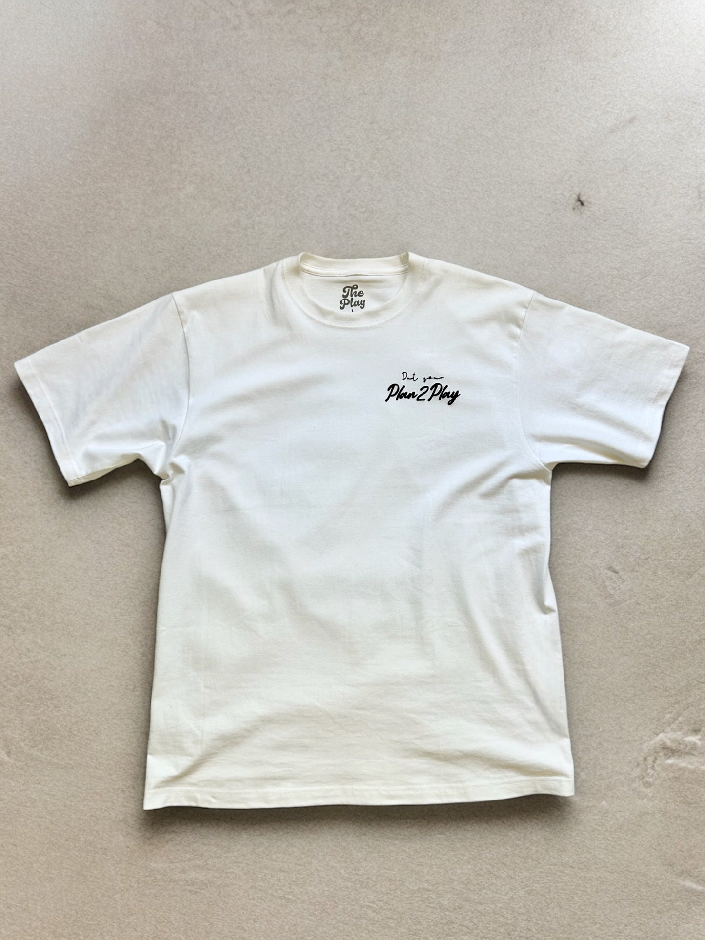 plan2play trending cool White t-shirt