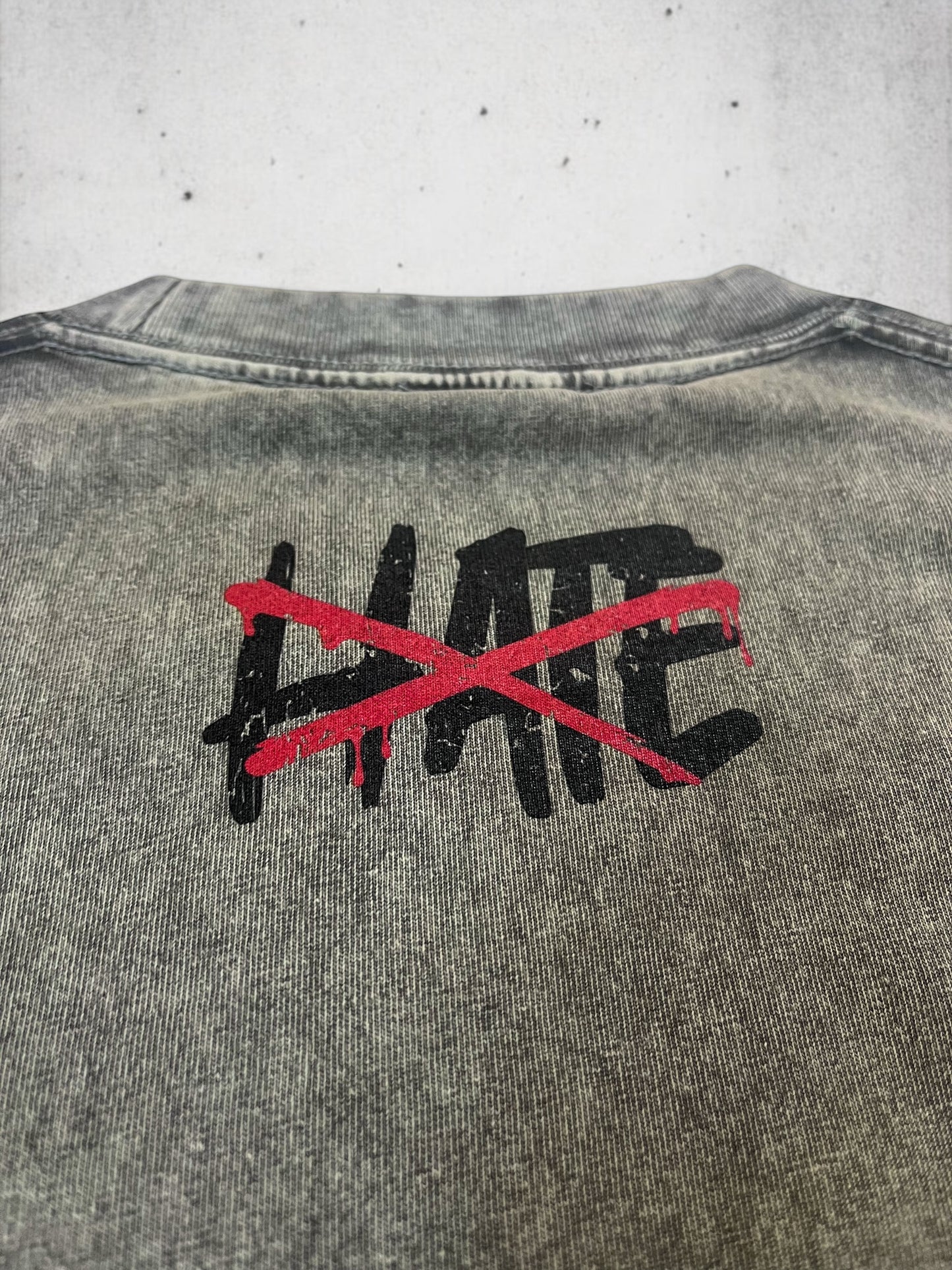 SPREAD LOVE ACID WASH TEE