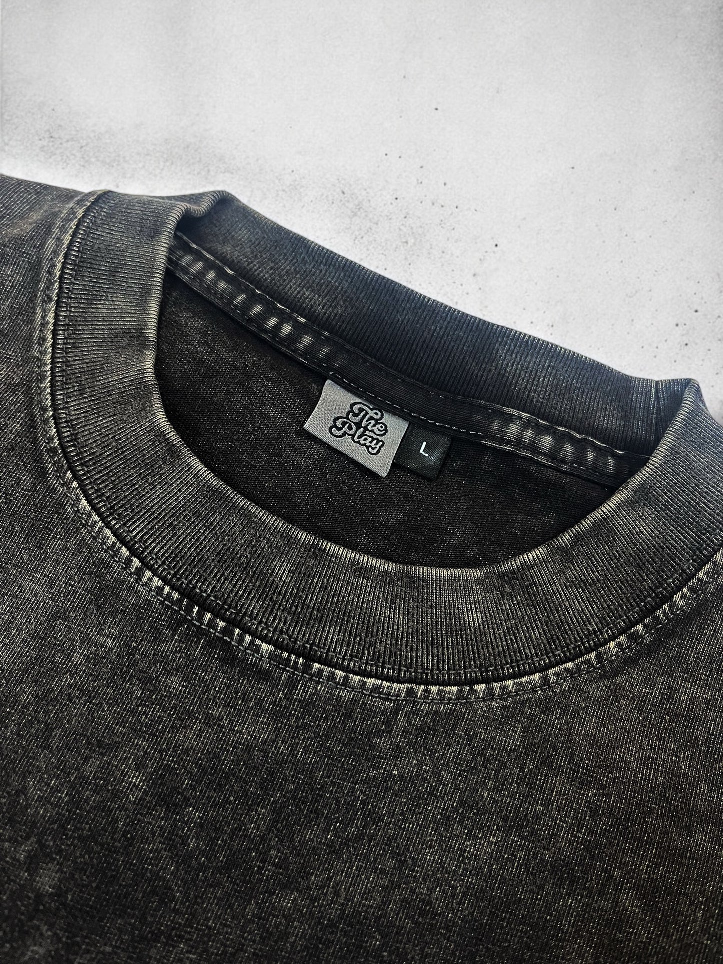 CHOOSE POSITIVITY ACID WASH TEE