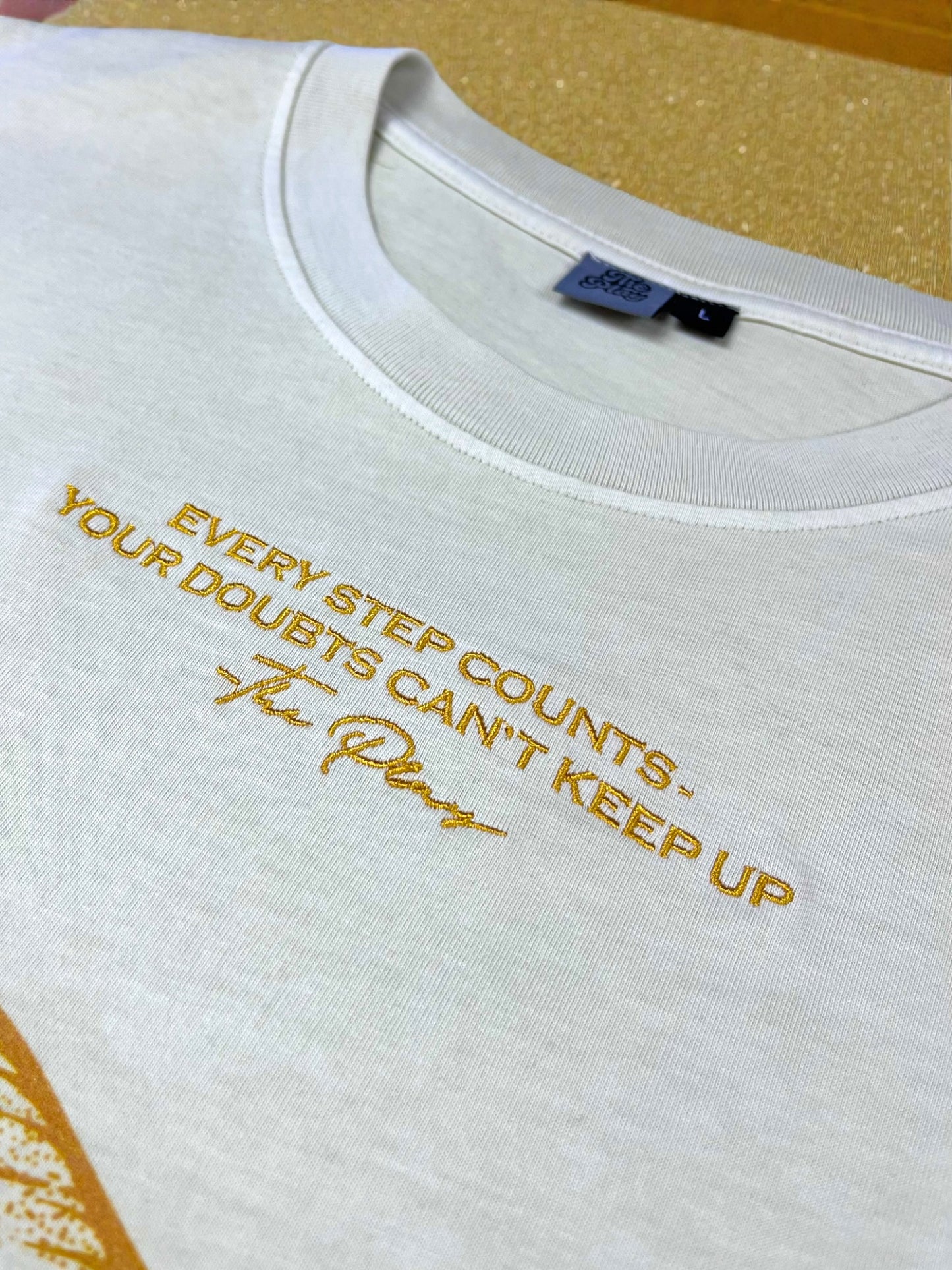 PROGRESS BEATS DOUBT OVERSIZED TEE